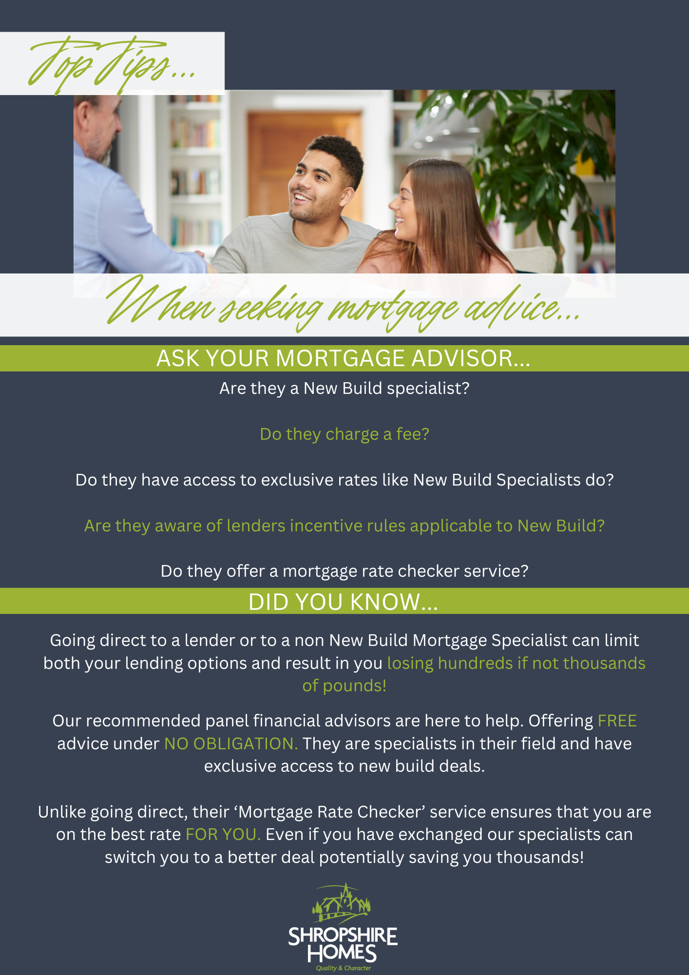Mortgage advice