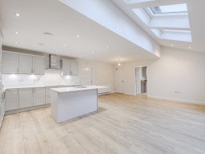 Kitchen/dining/family area