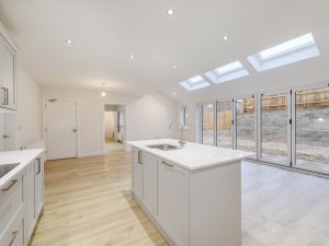 Kitchen/dining/family area