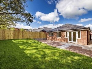 Rear Garden facing bungalow
