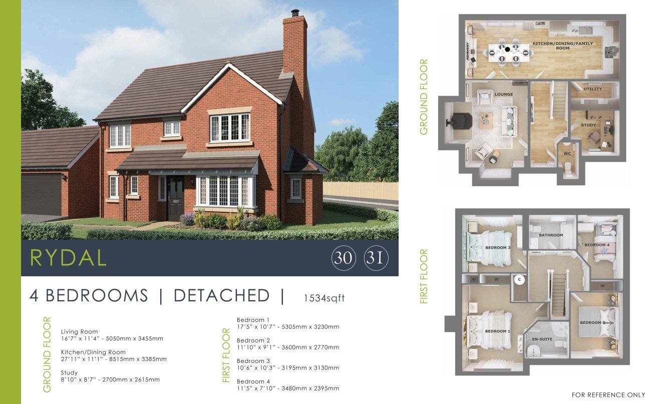 Rydal floor plans