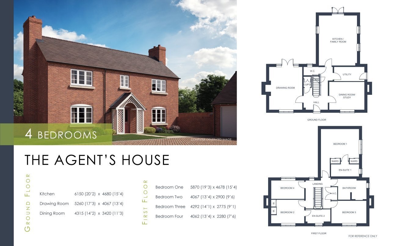 The Agent's House Floor Plan Shropshire Homes