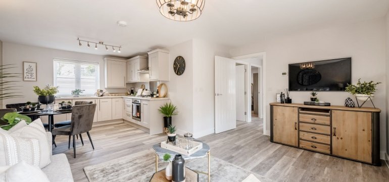 Kitchen/Dining/Living