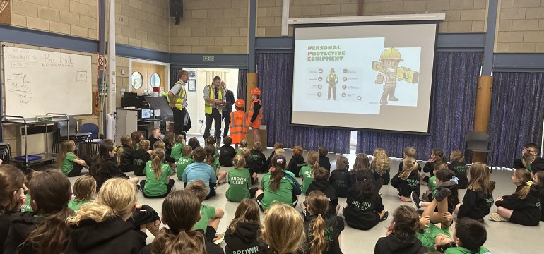 Ditton Priors School Visit