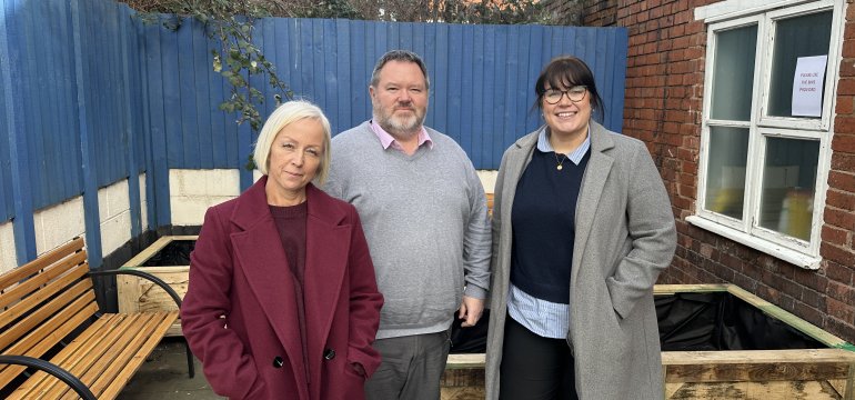 Helen, Anton and Rebecca