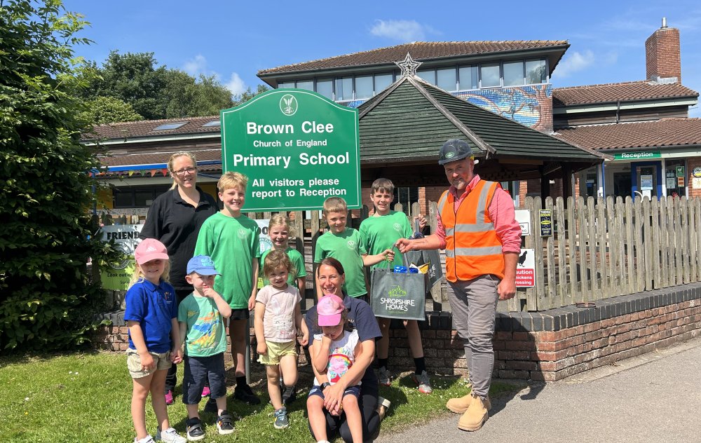 Hamper Donation Brown Clee CE Primary