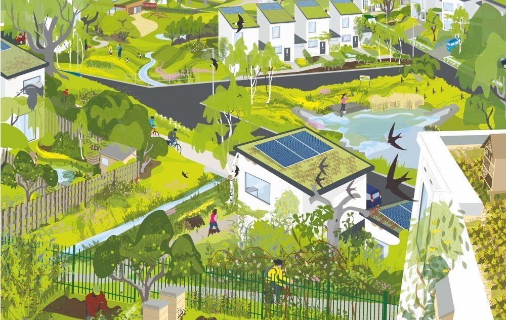 Housing Vision illustration Shropshire Homes
