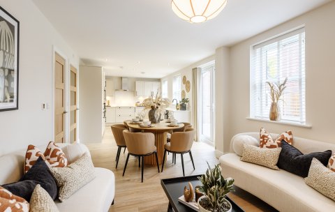 Kitchen/dining/family 