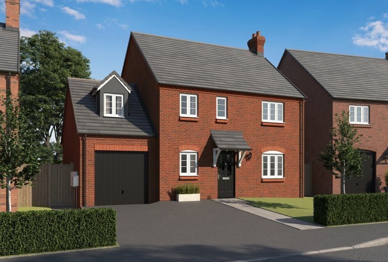 CGI of Orleton house type plot 24